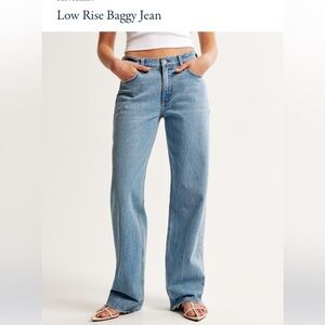 Baggy Low Rise Abercrombie Jeans